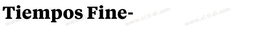 Tiempos Fine字体转换 Tiempos Fine字体转换